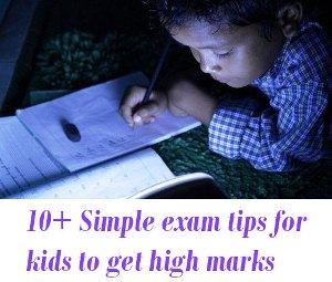 exam tips for kids