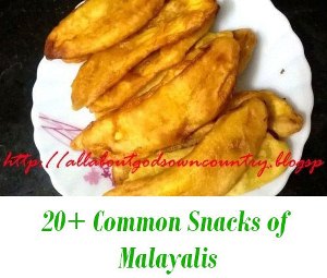 Common Snacks of kerala
