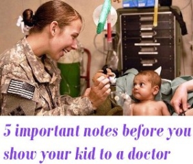 before you show your kid to a doctor