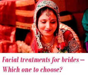 Facial treatments for brides