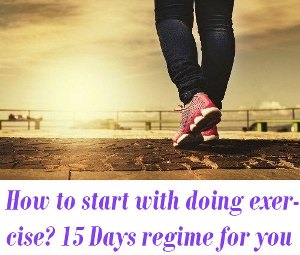 How to start with doing exercise?