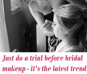 trial bridal makeup