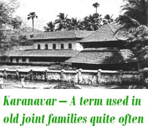Karanavar of tharavadu