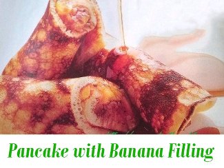 Pancake with Banana Filling