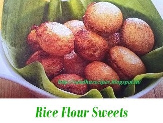 Rice Flour Sweets