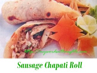 Sausage Chapati Roll
