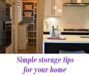 Simple storage tips
