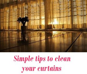 clean your curtains