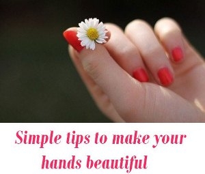 hands beautiful tips