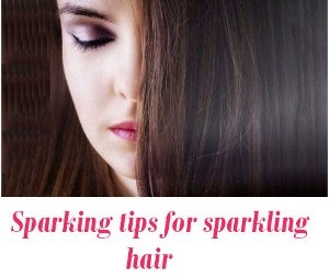 sparkling hair