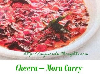 Cheera – Moru Curry