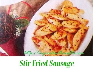 Stir Fried Sausage