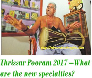 Thrissur Pooram 2017 specialties