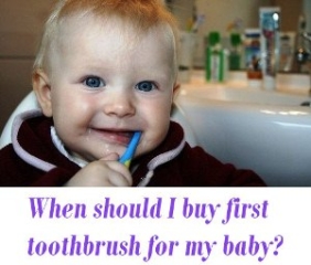 first toothbrush for baby