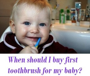 first toothbrush for my baby