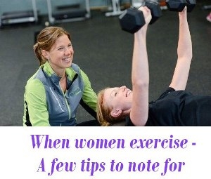 women exercise