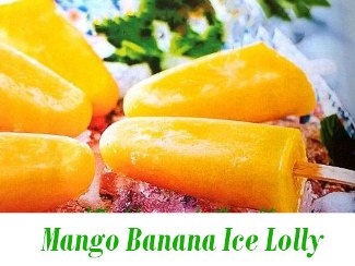 Mango Banana Ice Lolly