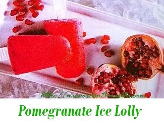 Pomegranate Ice Lolly