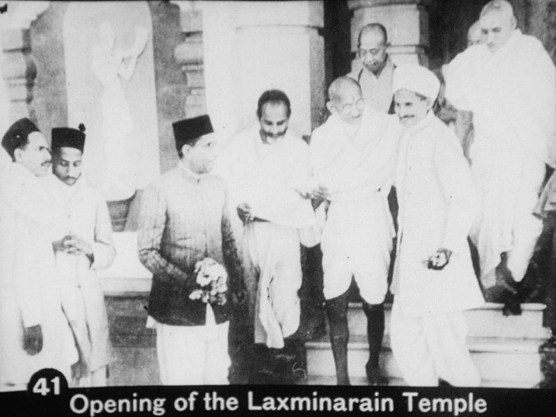 inauguration of Laxminarayan Temple in 1939
