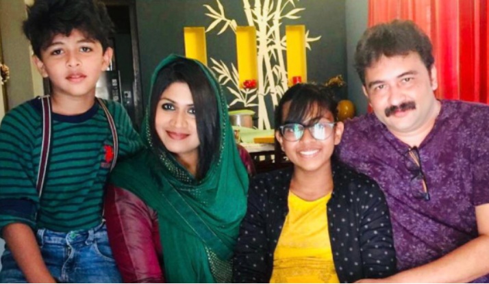Shabnam with her family