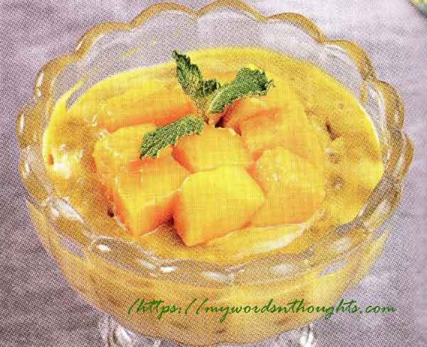 Mango Sago Pudding