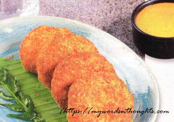 Tapioca – Prawn Cutlet (Kappa – Chemmeen Cutlet) | Kerala Recipe