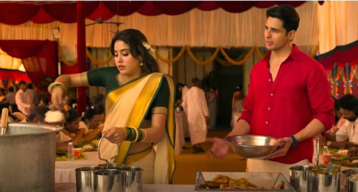 param sundari janhvi serving food
