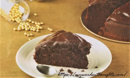 Simple Chocolate Cake with Ganache Recipe