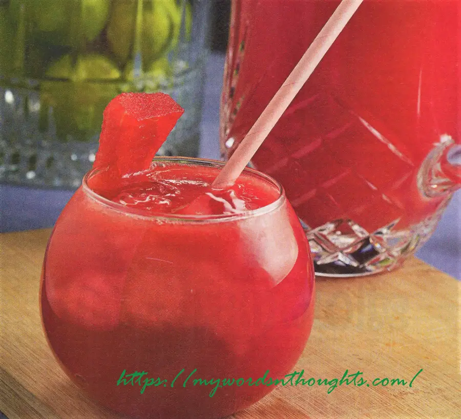 Lemon Watermelon Ginger Juice recipe