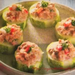 Sliced Cucumber Tuna Salad